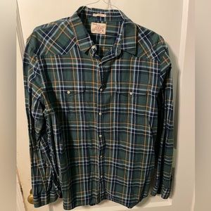 Lucky Brand plaid shirt. XL